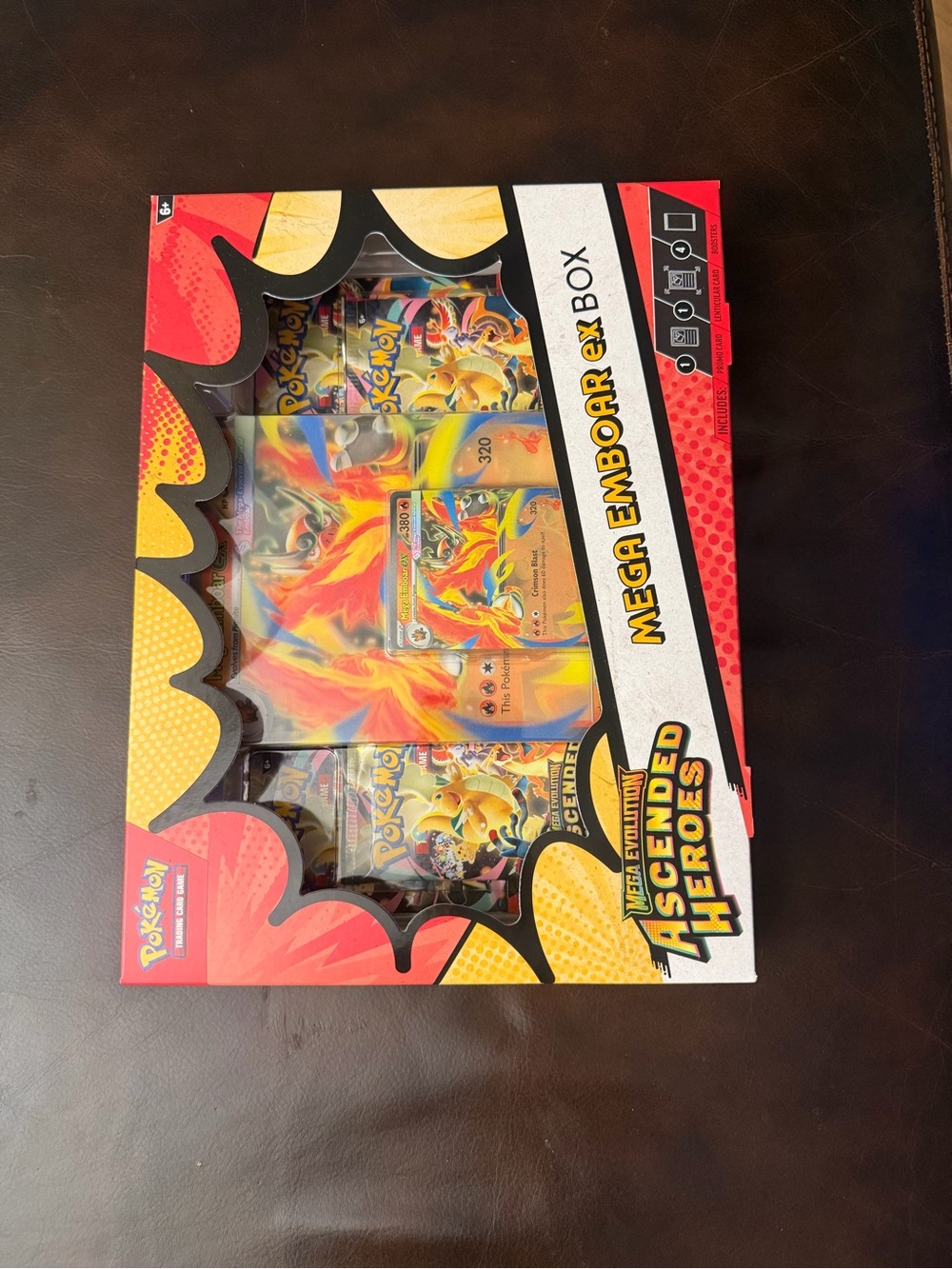New SEALED Mega Emboar ex box - Ascended Heroes